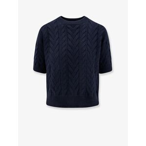 'S Max Mara Women Dominus Wool Sweater With Cable Knit